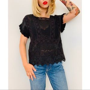 Ulla Johnson Embroidered Short Sleeve